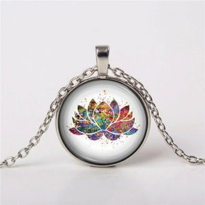 3 for $49 NEW Lotus Pendant Yoga Boho Zen Necklace